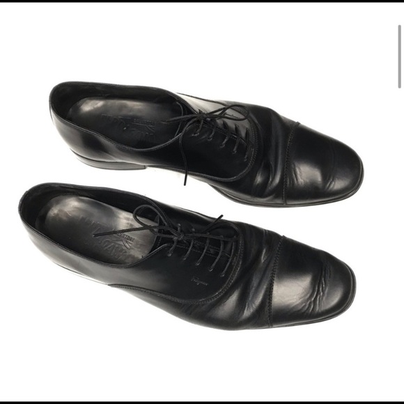 Salvatore Ferragamo Men’s calfskin tap toe oxfords 10.5 D main image 7